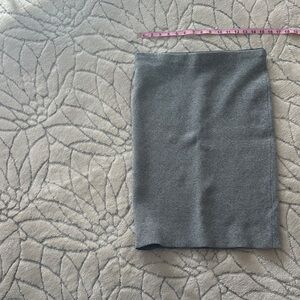 Elegant Gray Pencil Skirt for Women